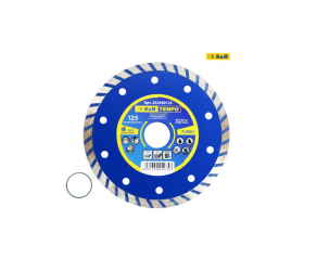 Диск алмазний Tempo 125 x 20 x 222 TURBO  бетон,цегла,камiнь S&R (252390125) - Фото