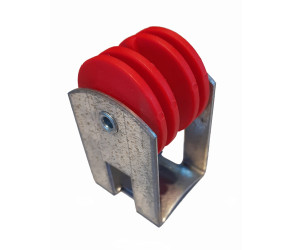 Шокерний ізолятор з кронштейном Hodowca для кормопроводів для курчат (V0PX450042) - Фото