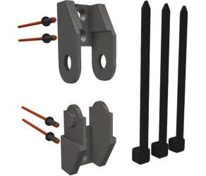 Монтажный комплект (2 зажима, 4 заклепки, 3 кабельных стяжки) RBE+ Ridder (550511) - Фото