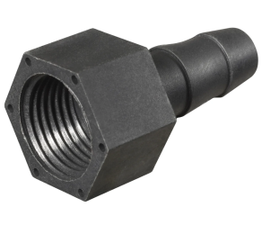 1/2 fitting with 1/2 nut, PA66 Monoflo (10096-9-P) - Фото