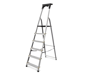 Стремянка алюмінієва STARK SALT 506 PRO (527160103) - Фото