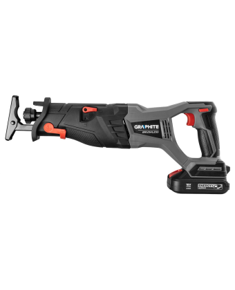 Пила сабельная аккумуляторная GRAPHITE Energy+ 18В бесщеточный пропил 120мм ход 28мм 58G096 - Фото