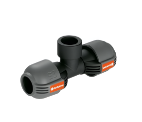 Зєднувач Т-подібний для шлангів, зовнрізьблення 25 мм х 3/4, GARDENA (02790-2000000) - Фото