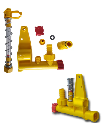 Деаератор L=90 см для труби 22x22 та оцинковки 25,4 - бройлер Lubing (4259-9-00) - Фото