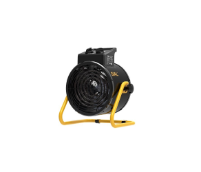 Гармата теплова D3, 3кВт, 230 В, 253м3/год, 4,5кг, чорна SIAL (332302532) - Фото