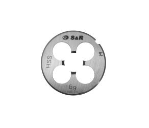 Плашка М4 х 0,7 мм 6g HSS R6M5 S&R (111201004) - Фото