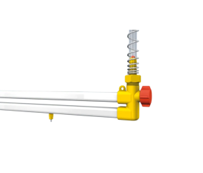 Кінцева частина циркуляції 2x22x22мм Lubing (3438-00) - Фото