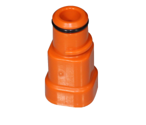 Перехідний елемент оранжевий прес регулярний до прямокутної труби 22мм Lubing (30-63-3603) - Фото