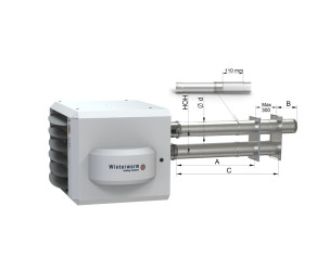 Настенный терминал дымоходный, Winterwarm (GA8201) - Фото