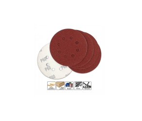 Бумага шлифовальная D125 мм с 100 5шт металл/дерево, 8 отверстий (уп5 шт) STARK (126005100) - Фото