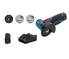 Шліфмашина кутова акумуляторна Bosch GWS 12V-76 76мм 12В 1х3А·год 19500об·хв 089кг 06019F200B - Фото