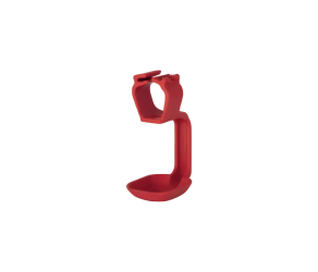 Каплеуловлювач (ніпельні поїлки) C-профіль 42х42 мм, червона, для труби 28х28 мм Lubing (4625-01) - Фото