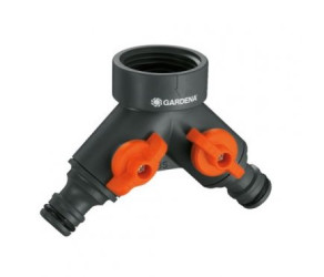 Розподілювач 2-канальний 33,3 мм (1),  GARDENA (00940-2000000) - Фото