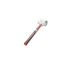 Молоток резиновый, 450г, d 55мм, белый, фибергласовая ручка STARK (520400450) - Фото