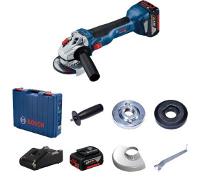 Шліфмашина кутова акумуляторна Bosch 18V-10 125 мм 18В 2x50А·год 9000об·хв L-BOXX 136 089кг 06019J4004 - Фото