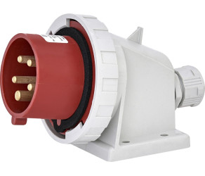 Силова вилка настінна ETI EPH-3253 IP67 (32A, 400V, 3P+N+PE) (004482071) - Фото