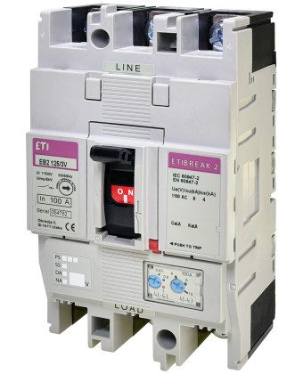 Circuit breaker, ETI, 100A (004671375) - Фото