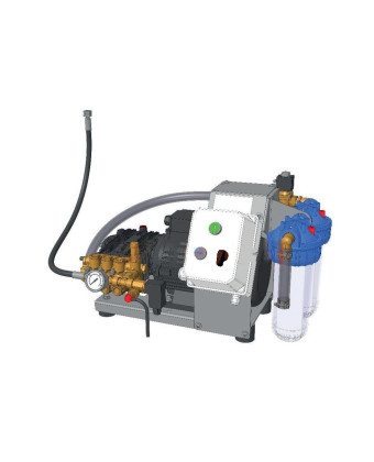 Compact Pump Unit type Exc 12-14 l/min - 70 bar - 3x400V - 50/60Hz Lubing (7242-10) - Фото