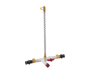 Міжлінійний запірний клапан для круглої труби з сапунами Lubing (4279-00) - Фото