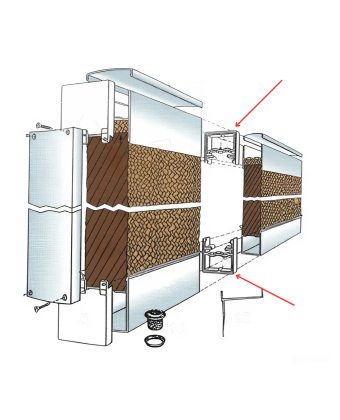 З’єднувач для жолобів, 150 мм Gigola (JG150MM-24)  - Фото