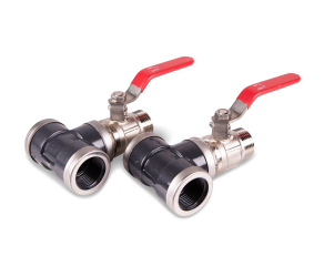 Big Dutchman Витратний кран 3/4 зі зєднанням для матеріалу ПВХ, 30-62-4002 - Фото