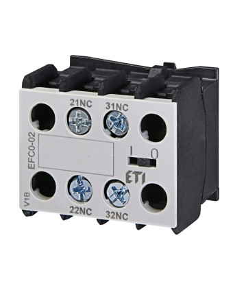 Block-contact ETI EFC0-02 (2NC) for 3rd SES (004641522) - Фото