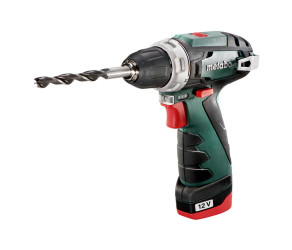 Шурупокрут-дриль акумуляторний Metabo PowerMaxx BS BASIC 12В 2х2А·год 17·34Нм 0-360·0-1400об·хв 08кг 600984500 - Фото