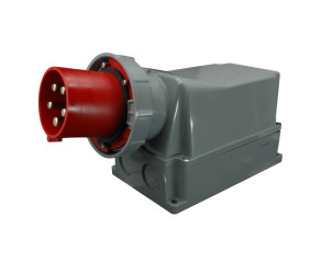 Силовая вилка настенная ETI EPH-12553 IP67 (125A, 400V, 3P+N+PE) (004482075) - Фото