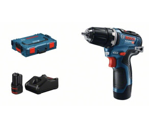 Cordless screwdriver-drill Bosch GSR 12V-35 brushless 12 2x30A·h 35Nm 460·1750rpm 075kg AutoLock L-BOXX 102 06019H8002 - Фото