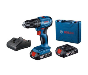 Cordless impact screwdriver-drill Bosch GSB 185-LI 18V 2x20A·h 50Nm 500·1900rpm case 1kg 06019K3100 - Фото