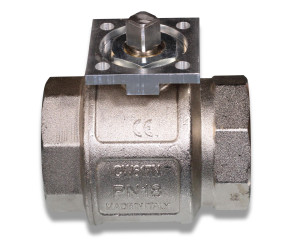 Big Dutchman Кран кульовий 2 1/2, пневматичний 2/привід, квадрат 17 (VK00068) 21-00-2350 - Фото