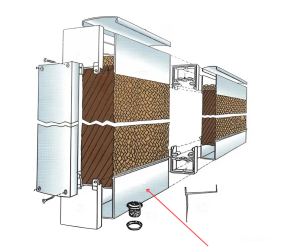 Нижній жолоб для pad-панелей,100 мм Gigola (GB100MM-13)  - Фото