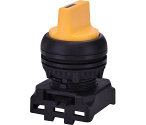 Переключатель ETI EGS2-N-Y (2-х поз, с фикс 0-1, 45°, желтый) (004771303) - Фото