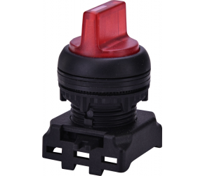 Переключатель ETI EGS2I-N-R (2-х поз, с фикс с подсв 0-1, 45°, красный) (004771333) - Фото
