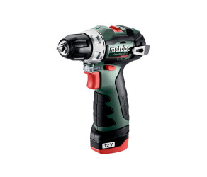 Шурупокрут-дриль акумуляторний Metabo PowerMaxx BS BL 12В 2х20А·год 20·38Нм 0-400·0-1500об·хв 08кг 601721500 - Фото