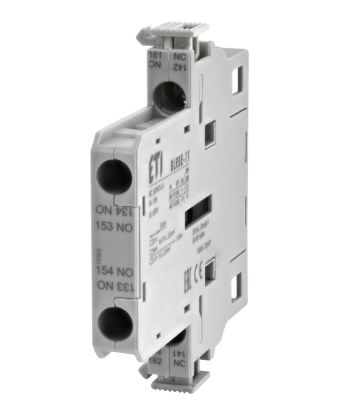 Блок-контакт ETI BLRBE-11 (1NO+1NC) (боковий, 2-й рівень, CEM450-560) (004656308) - Фото