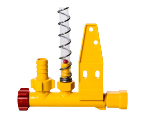 Flush breather unit L=45 cm for pipe 22x22 and alu profile - pullets Lubing (4255-00) - Фото