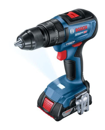 Cordless impact screwdriver-drill Bosch GSB 18 V-50 18V2x20A·h 28·50Nm 460-1800rpm 11kg L-Case 06019H5100 - Фото