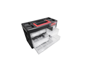 Organizer BinSystem 15 (140x315x210mm) with pull-out trays, 7 compartments STARK (100006311) - Фото