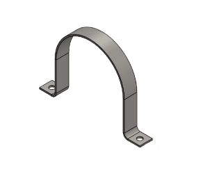 Крепление для труб Monoflo 160 мм, отверстие 12 мм (70027) - Фото