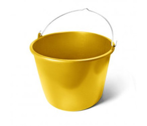 Відро пластмасове садово-городнє 20л (жовте) GRUNTEK (297002020) - Фото
