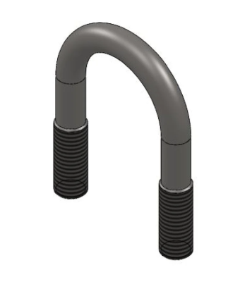 U-подібний болт M8, діаметр 3/4 Monoflo (70028-47) - Фото