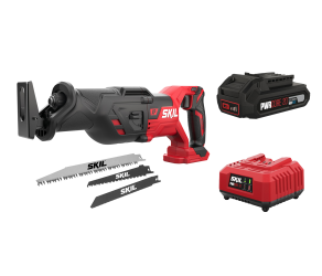Cordless reciprocating saw SKIL 3480 CB XP 20V 1x25A/h cut 265mm stroke 29mm 29kg SW1E3480CB+BC1E3110AA - Фото