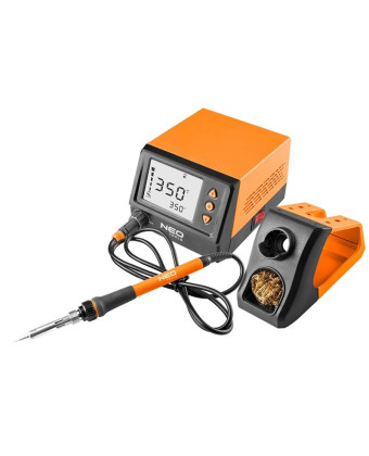 Паяльна станція Neo Tools SL1 60Вт 180-450 °С РК-дисплей ESD захист автоматичне відключення 19-200 - Фото