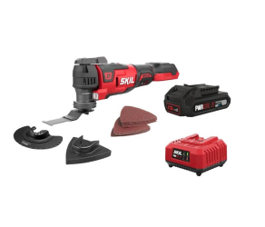 Багатофункціональний інструмент акумуляторний реноватор SKIL 3650 CB XP 20В 1х25А/год MF1E3650CB+BC1E3110AA - Фото