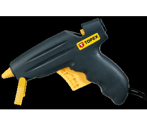 Пистолет клеевой TOPEX 20/200Вт стержни 11мм 03кг подача 12г•мин 42E521 - Фото