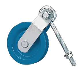 Cast iron pulley with eyebolt D90 / 3½ (2 per motor + 1 per hopper) Val-Co ( VEN91003) - Фото