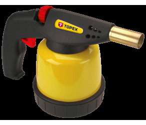 Лампа паяльна газова TOPEX 1350°C 19кВт пєзозапалювання регулювання полумя 44E141 - Фото