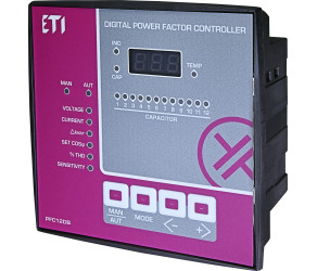 Регулятор реактивної потужності ETI PFC-12DB , 12 ступ, 144x144, (400V) (004656571) - Фото