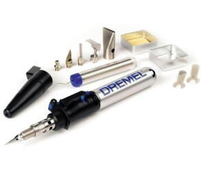 Gas soldering iron Dremel Versatip 2000 1200°C fuel 17ml piezo 6 nozzles F0132000JC - Фото